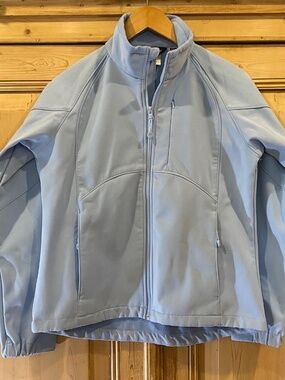Black Diamond Light Blue Soft Shell Jacket Size Small